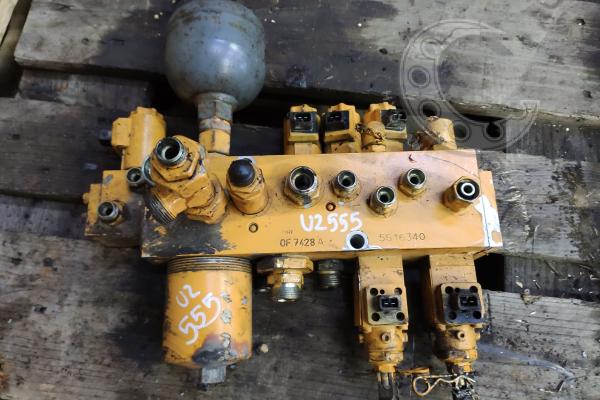 Kość zaworowa sterująca koparka Liebherr R914HDSL Litronic