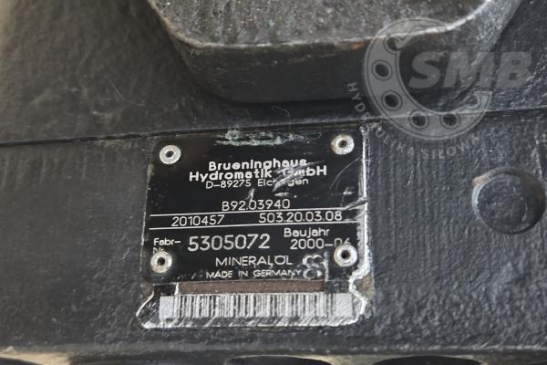 POMPA HYDRAULICZNY A10VG - BRAK TABLICZKI