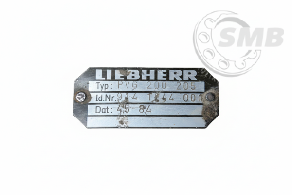 PRZEKŁADNIA ŁADOWARKA LIEBHERR 531-541 PVG 200 205