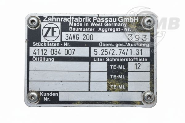 PRZEKŁADNIA SKRZYNI ŁADOWARKA LIEBHERR 531-541 - ZF 3AVG 200