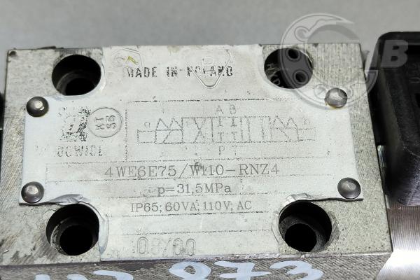 KIERUNKOWY ZAWÓR SUW. PONAR 4WE6E75/W110-RNZ4 CEWKA EMSG-45 DC196V 30W