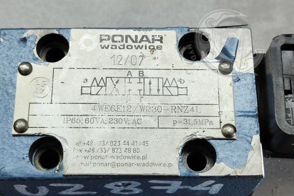 KIERUNKOWY ZAWÓR SUW. PONAR 4WE6J12/W230-RNZ4L CEWKA EMSG-45X L7 DC196V 30W