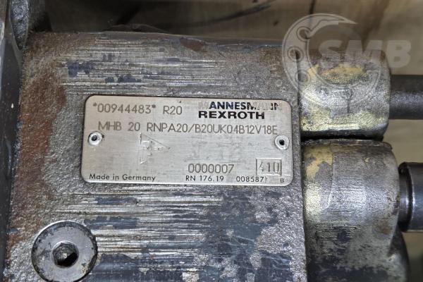 SILNIK JAZDY  A6VM107HA1T/63W-VAB370A-SK Z ZAWOREM HAMOWAWNIA BEZ ZAWORU PŁUCZĄCEGO