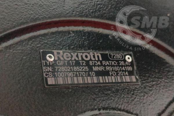 Silnik REXROTH A6V085 + Przekładnia Rexroth GFT 17 T2
