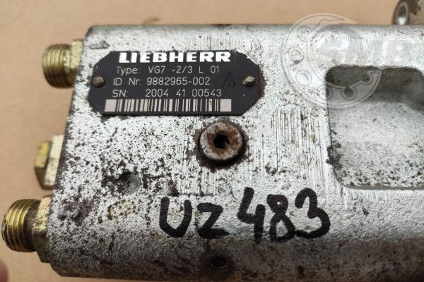 Pedał hamulca zawór hamulca LIEBHER VG7-2/3 L01