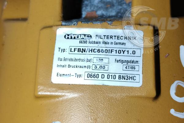 FILTR HYDAC LFBN/HC660/F10Y1.0